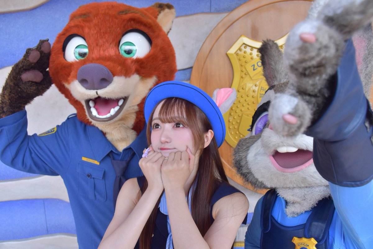 hibino_meina's tweet photo. 上海ディズニー公式カメラのPhotoPass
加工つけてくれてるみたいに盛れすぎたし、
ニックとジュディが可愛すぎて過呼吸 https://t.co/wRnDapJAGs