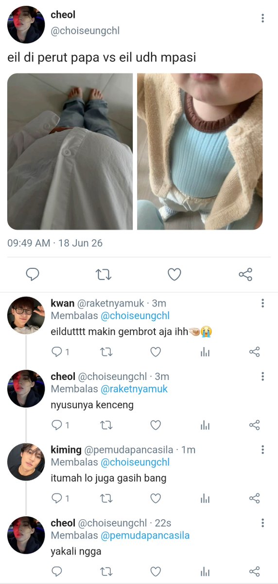 Colaberryy's tweet photo. Jeongcheol one tweet

— from HAHAHA series 

Abang eil, nonna, dan dedek yang otw launching https://t.co/6P3lKu9PHn