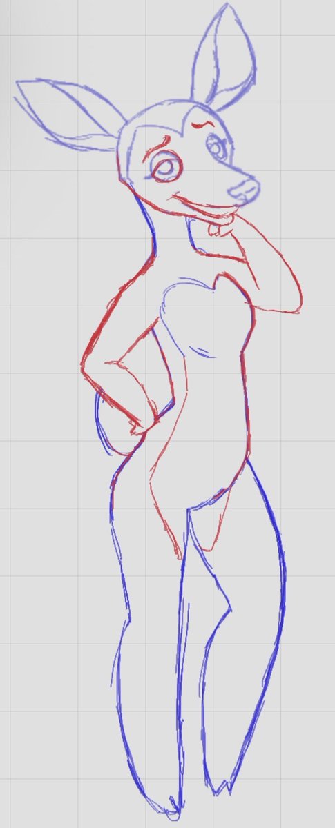 M0thSpamm's tweet photo. In the works. I’m going to redo Fawn https://t.co/AckzORQ2lK