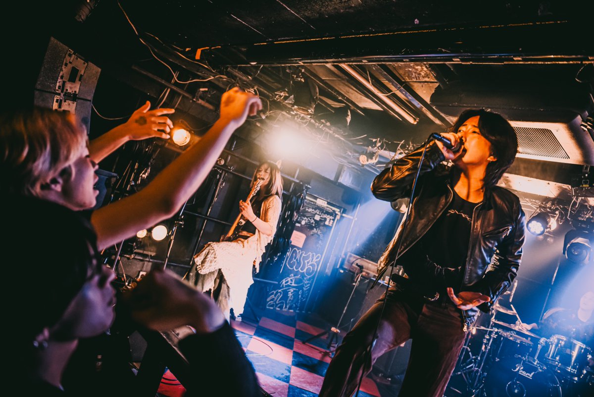 kasumi__band's tweet photo. 2026年6月15日(月)
@antiknock1985  pre.
【SHEER HEART ATTACK vol.20】

東京発ラウドロックバンド 霞
Vocal. 風雅

2024.01.01〜2026.06.15 解散

📸 @0i7______ https://t.co/w3bK6VOvFQ