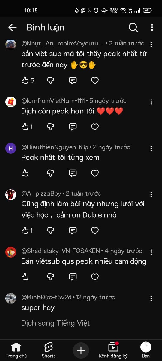 huydarkb's tweet photo. Mọi người đánh giá cao bản dịch của mình thật :)) nhưng cảm ơn nhé https://t.co/JANFJuy4da