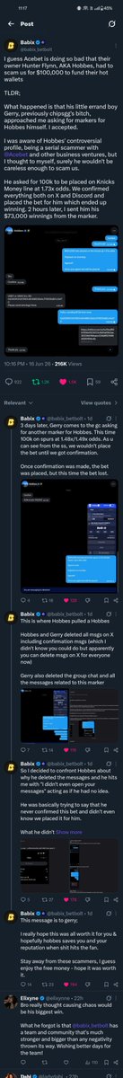 elixynne's tweet photo. Already show some love. It's frustrating to see scammers becoming more confident these days. But knowing @babix_betbolt, I have no doubt they'll never let someone tarnish the reputation they've worked so hard to build.

No one deserves to go through situations like this. Huge respect to the entire team for staying strong, professional, and community-focused even during one of the toughest times. And a special shoutout to @RealVinnyVH for still finding ways to give back and create opportunities despite everything. Hats off to all of you. 👏

A7t3iceBp133GHvVCxuSZW8fVstYUjh2Mso7yX5XmF61