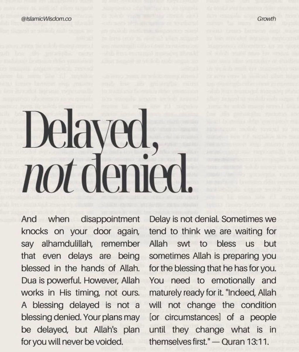 piousdeenn's tweet photo. Delayed, not denied. https://t.co/ABMZqsSchU