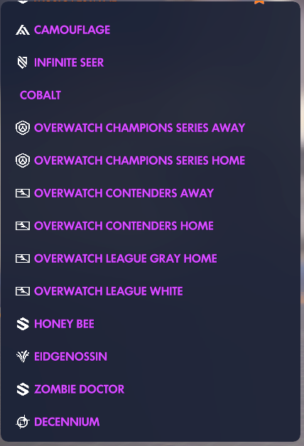 SpartanPengu's tweet photo. @pachiijuno this is a list of all my epic and legendary skins for mercy, and the only 2 that ive actually bought myself was the pink/rose gold cus the money went to support breast cancer research, but everything else has been lootboxes https://t.co/1sCbcaJggi