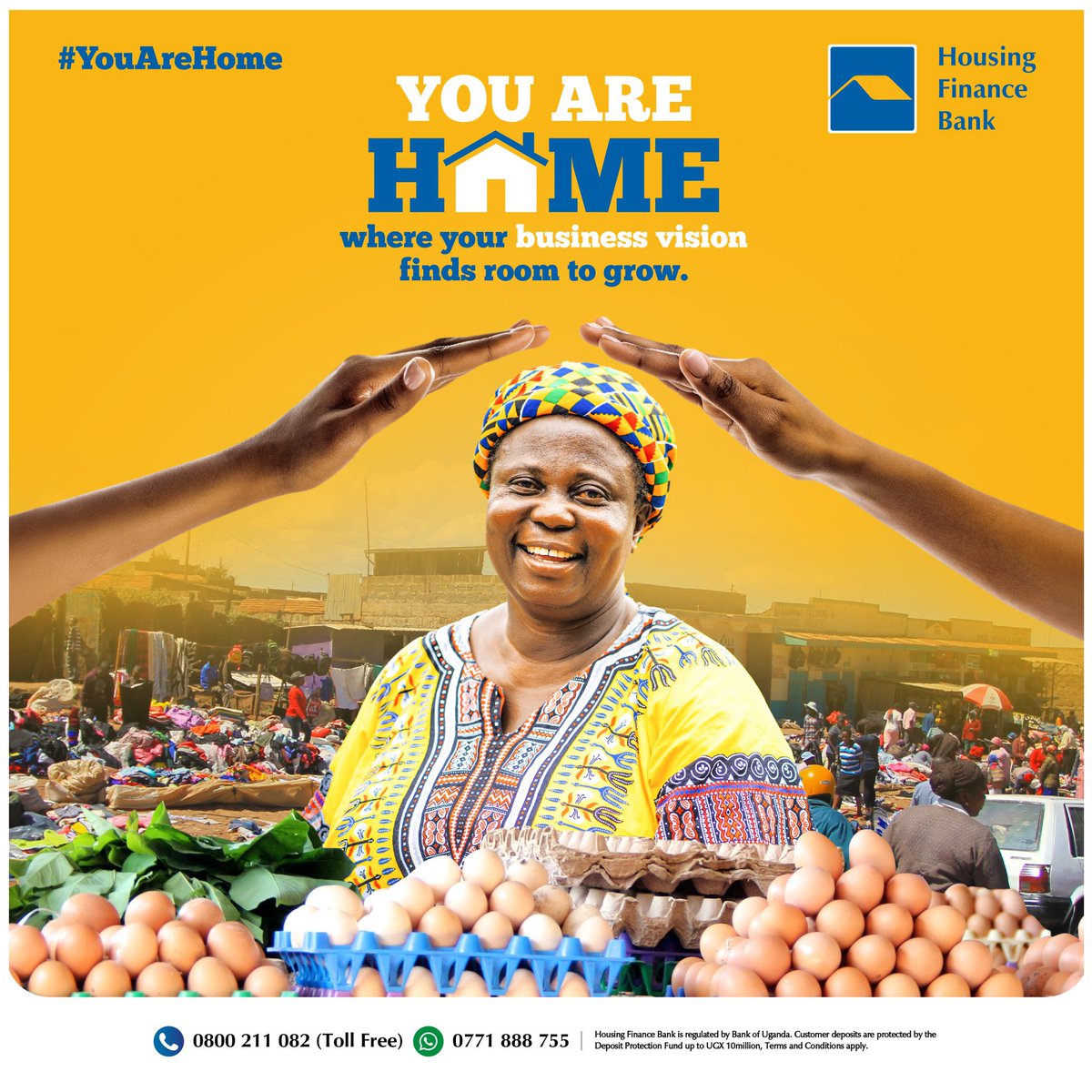 LaxConcepts's tweet photo. Post Ad
Ready to take your business to the next level? π
#YouAreHome with @housingfinanceU . Letβs give your vision the space it needs.
βοΈ Toll-free: 0800 211 082 | WhatsApp: 0771 888 755
#YouAreHome #HousingFinanceBank https://t.co/6dLuPQjEgv