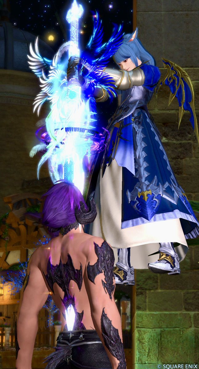 Shiphonekiri's tweet photo. FCメンが絶エデンクリアしたもんで 絶武器見せてもらったよ👀
#FF14 https://t.co/WdS1em37Fn