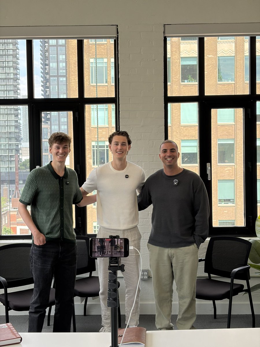 julianwells_'s tweet photo. Pretty cool to interview the co-founder of our banking platform @venncanada for @buildthenorth today! 

Podcast with @a_shafik coming soon https://t.co/SiPBGmlK6Y