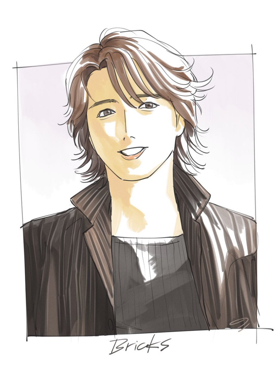 noriametkst's tweet photo. 葛山さんの絵　その4
今も変わらず笑顔が良い https://t.co/sR9TFNmlmZ