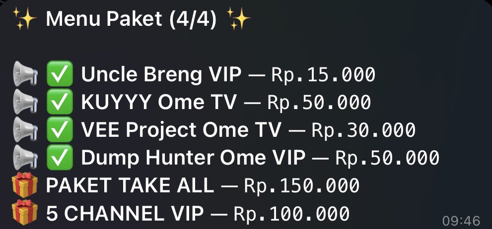 masterometvindo's tweet photo. OME TV OMETV VIP 🎉

yuk langsung cek di bio.
ada diskon harga dan group baru.

#ometv #ometvindo #ometvbaru #ometvsange #skandal #vcs #omegle #vcsayang https://t.co/i5R9bcTdv6