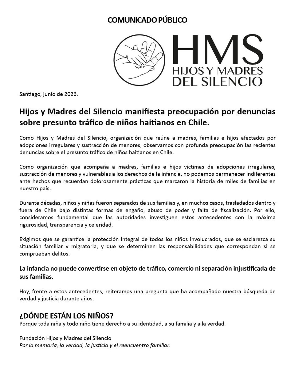 Hijos y Madres del Silencio (HMS) tweet media