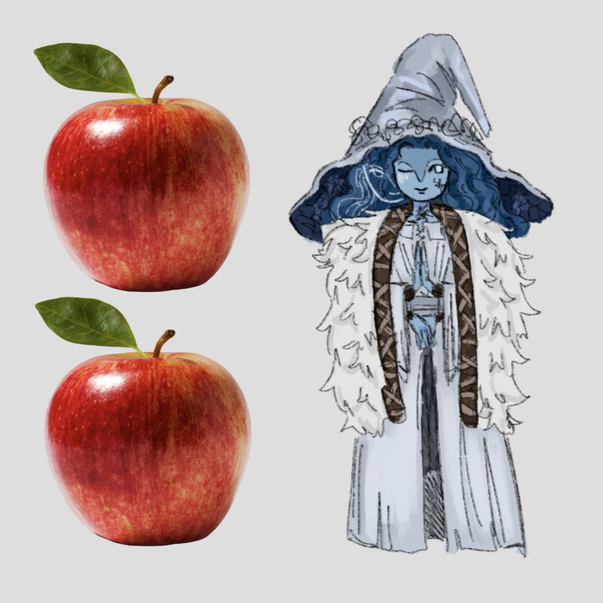 neyrangist's tweet photo. two apple tall ranni https://t.co/813AhaN0Zp