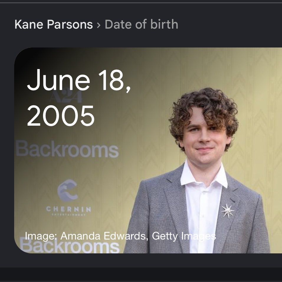 litteralyme0's tweet photo. Kane parsons turns 21
He is the first person ever to turn 21
He is only 21 years old https://t.co/ZJg2rXQfLI