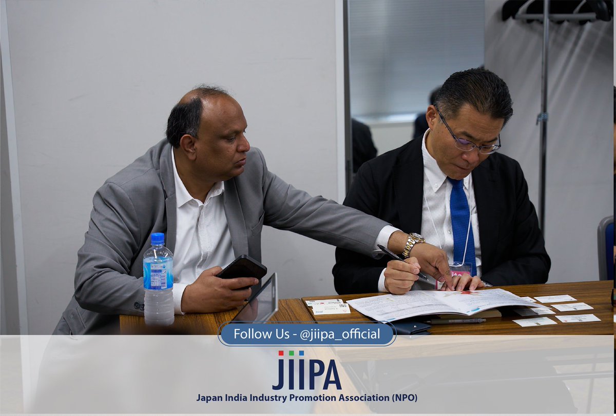 Jiipa_official's tweet photo. An incredible honor to join Mr. Chandru Appar (Consul General of India, Osaka-Kobe) and our distinguished speakers for ahigh-level meeting. Deeply moving conversations on strengthening India-Japan textile ties and driving sustainable growth together. ๐ฏ๐ต๐ฎ๐ณ #JIIPA #BharatTex2026 https://t.co/o9HD0gbXgo
