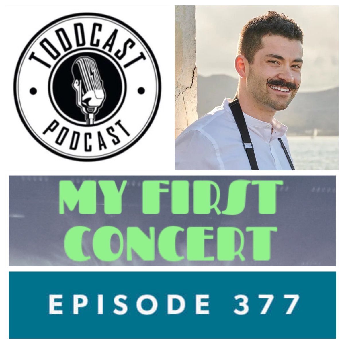 TODDCastPodcast's tweet photo. 🔥 “They were very popular, at the time.”

#Podcast 377 #FirstConcert experience: #TopChef finalist Joe Sasto shares his story! 🎤⚡️ 

https://t.co/MA11ivHybc https://t.co/bqXMcFEexq
