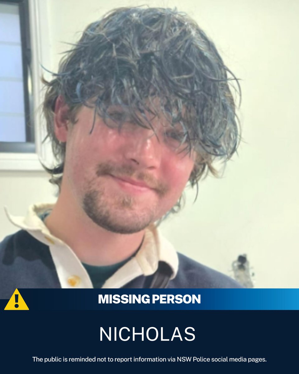 nswpolice's tweet photo. Can you help us find Nicholas?

MORE INFORMATION ➡️ https://t.co/nj1neWSCBJ https://t.co/e0lkCK34u2