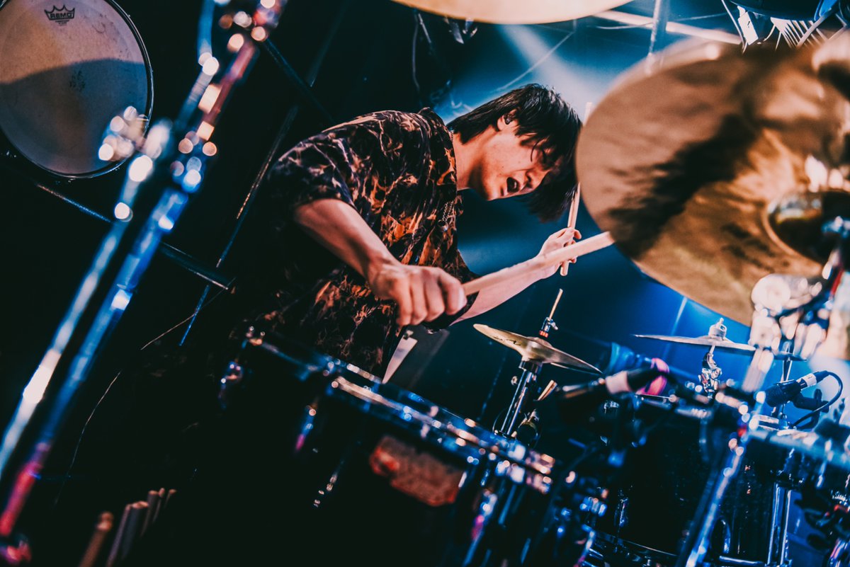 kasumi__band's tweet photo. 2026年6月15日(月)
@antiknock1985  pre.
【SHEER HEART ATTACK vol.20】

東京発ラウドロックバンド 霞
Drums. 光

2024.01.01〜2026.06.15 解散

📸 @0i7______ https://t.co/Kv5iWidjIC