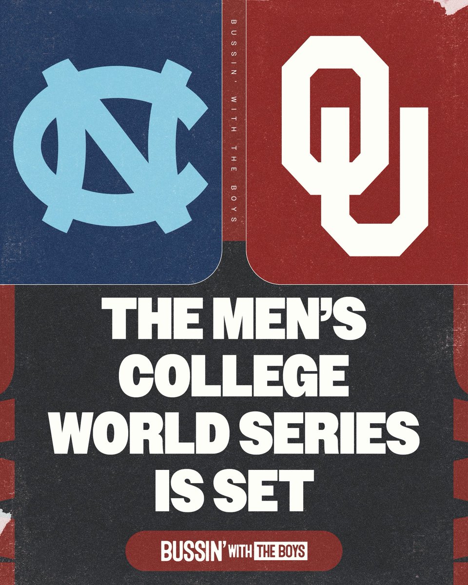 BussinWTB's tweet photo. The MCWS is set between North Carolina and Oklahoma 🔥

Who takes the series? https://t.co/LIIiVp0eD6