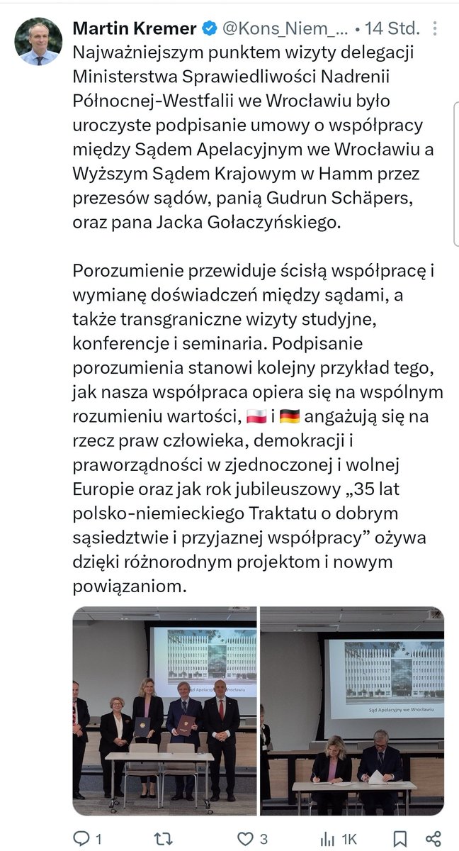 a_fedorska's tweet photo. To teraz niemieckie sądy będą dyktować orzeczenia w sądzie we Wroclawiu? 

@zyczkowski , @NowySwiat24 , @miloszlodowski , @cezarykrysztopa https://t.co/FvEJx7DA2W