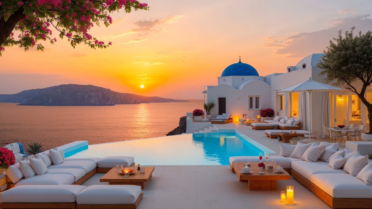 zuullyarce's tweet photo. Just watched the sunrise paint Santorini’s white roofs pink while sipping warm Greek coffee—this is the soft, perfect start to my trip! https://t.co/dXbl3if1wo