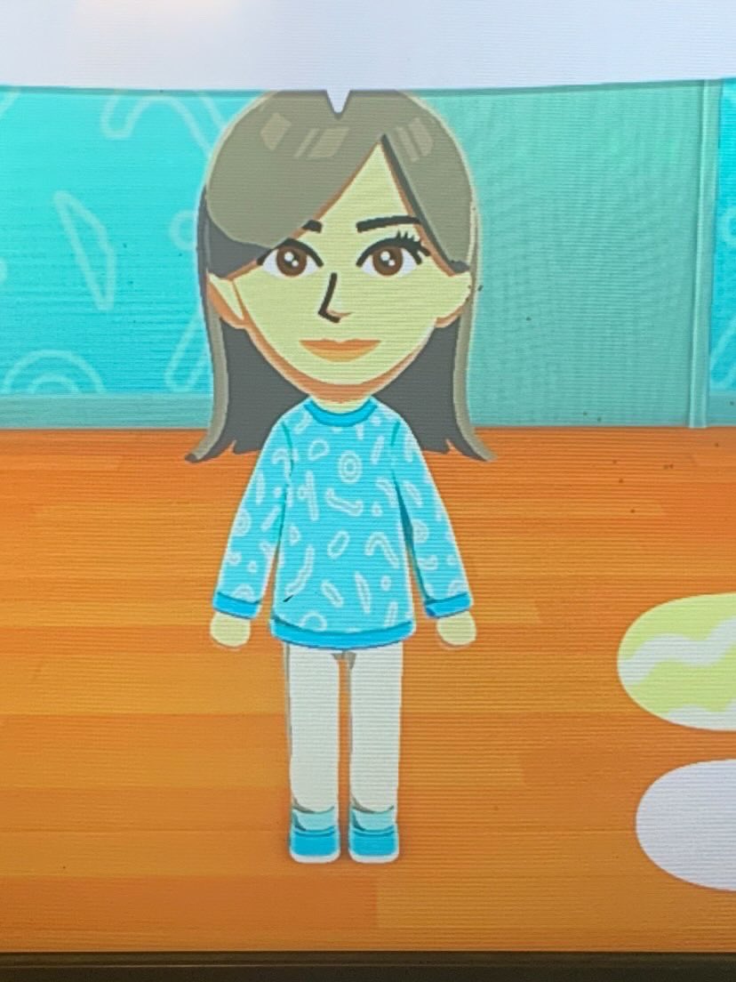 AJCooksloverfr's tweet photo. @pagetpaget I have a question I made a mii version of you on my Nintendo switch how do you like it? https://t.co/ik6A9xCpjU