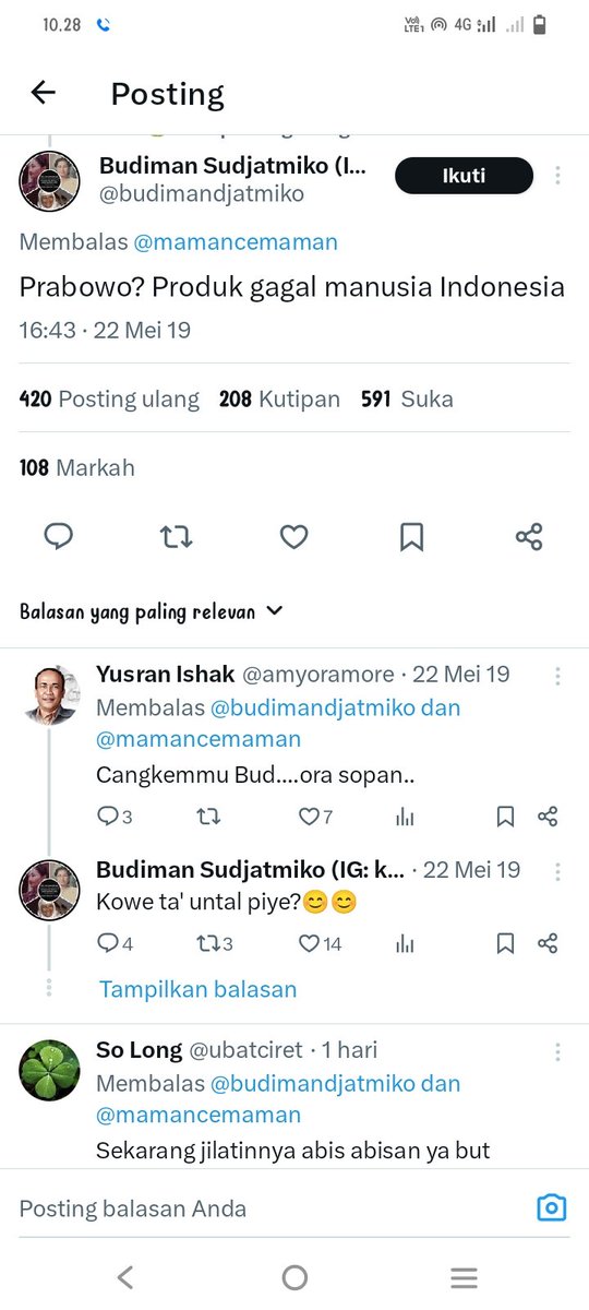 Om_Awu's tweet photo. @negativisme Yang ini orangnya kan sii @budimandjatmiko https://t.co/L1y89JzUuZ