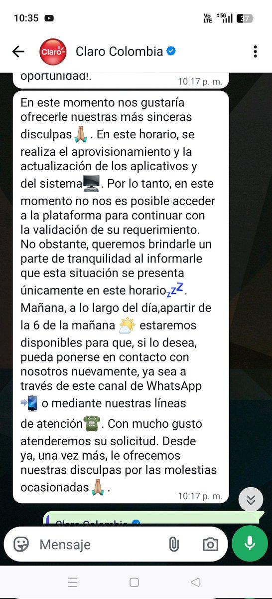 JavierH09's tweet photo. @ClaroColombia Esa es la alternativa? Jajaja LADRONES! https://t.co/n1xWBfmyiC