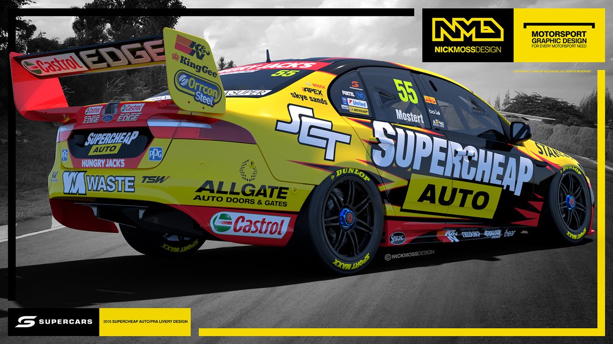 nickmossdesign's tweet photo. #nmd @nickmossdesign - #ThrowbackThursday 2016 #PRA @TickfordRacing @scautoAU @chazmozzie @supercars #liverydesign #10years https://t.co/IpAIUoTyPw