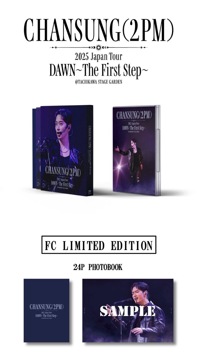 Chansung_Thai's tweet photo. [แปล]
Live Blu-ray
"CHANSUNG (2PM) 2025 Japan Tour [DAWN ～The First Step～] @ TACHIKAWA STAGE GARDEN"

วันวางจำหน่าย
📅 วันพุธที่ 29 กรกฎาคม 2026

#찬성 #CHANSUNG #ชานซอง
#황찬성 #HwangChanSung #ฮวังชานซอง  #チャンソン https://t.co/fb6MmR8TFm