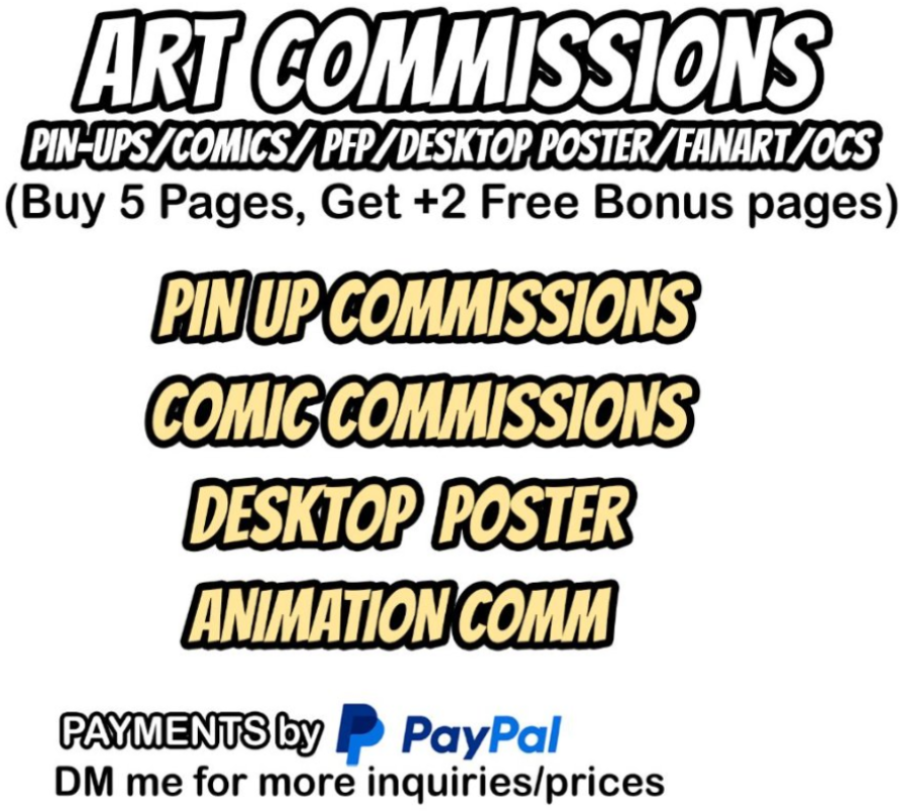 hazzman9999's tweet photo. Art Commissions are now Open!! :D        

#commissions #fanart #artcomms https://t.co/w9IvK2qwnO