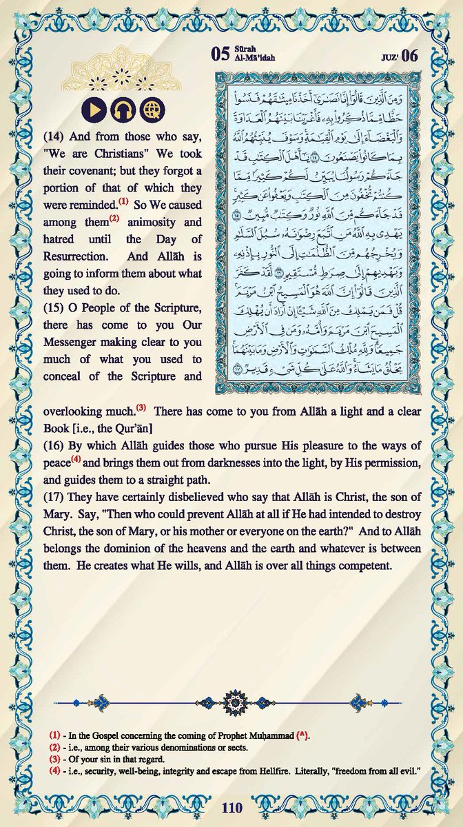 HolyEvery's tweet photo. #القرآن_الكريم #اللغة_العربية #اللغة_الإنجليزية #Quran #English

القرآن الكريم
الصفحة رقم 110 - 604

@islamic_pic

@maasm909

@qeeqcc

@Ald3wah

@___do3a1

@___do3a

@R_t_d3wa

@ya_allah_2

#قروبات_الخير #داعم_للخير #دعا_وأجر https://t.co/J5n0CVNB4u