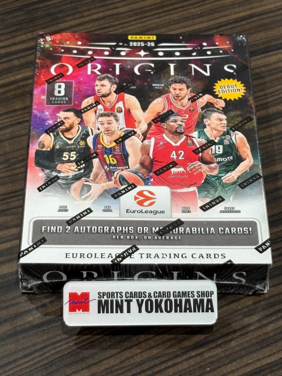 本日入荷新商品！】 「2025-26 PANINI ORIGINS EUROLEAGUE BASKETBALL 