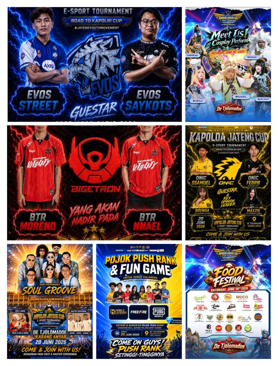 PKebumem's tweet photo. #KapoldaJatengCup2026 #EsportJateng #JatengYouthMovement #EsportsIndonesia https://t.co/t6OINZRbA5