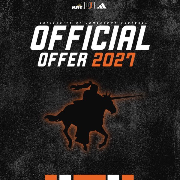 BraxtonFiresto1's tweet photo. Very blessed to receive an offer to continue my athletic and academic career @UJ_Jimmies !!! #AGTG https://t.co/LFVy6S3NZs