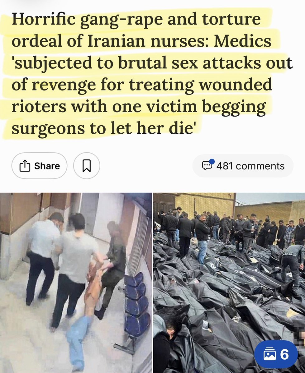 Albie1914's tweet photo. @Marie11581 @seanhannity IRGC forces attack a hospital,kill the injured.15 nurses are arrested.5 were taken together&amp;this is an eyewitness account ,2 are shot dead in front of 3, 3 are brutally gang raped, &amp; sodomized by the agents of IRGC
https://t.co/nyMsKFdreV https://t.co/Miw0OfH4o2