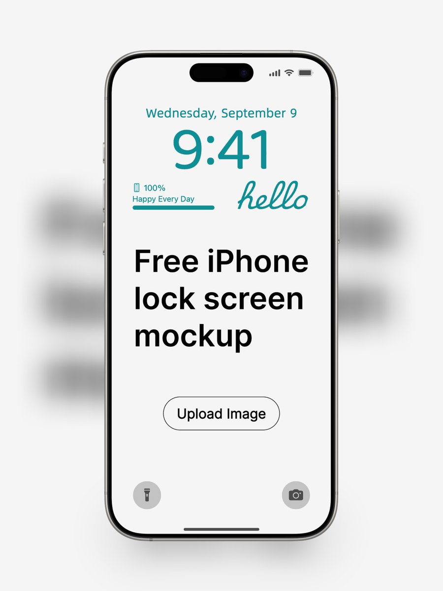 WallpaperMockup's tweet photo. One wallpaper upload, fully customizable iPhone lock screen mockups.
Adjust time, date, widgets, colors, and fonts to match your style in minutes.
Perfect for wallpaper creators who want polished previews before publishing.
Try it: https://t.co/fKVIXhpIUl https://t.co/ErVqFG8KuB