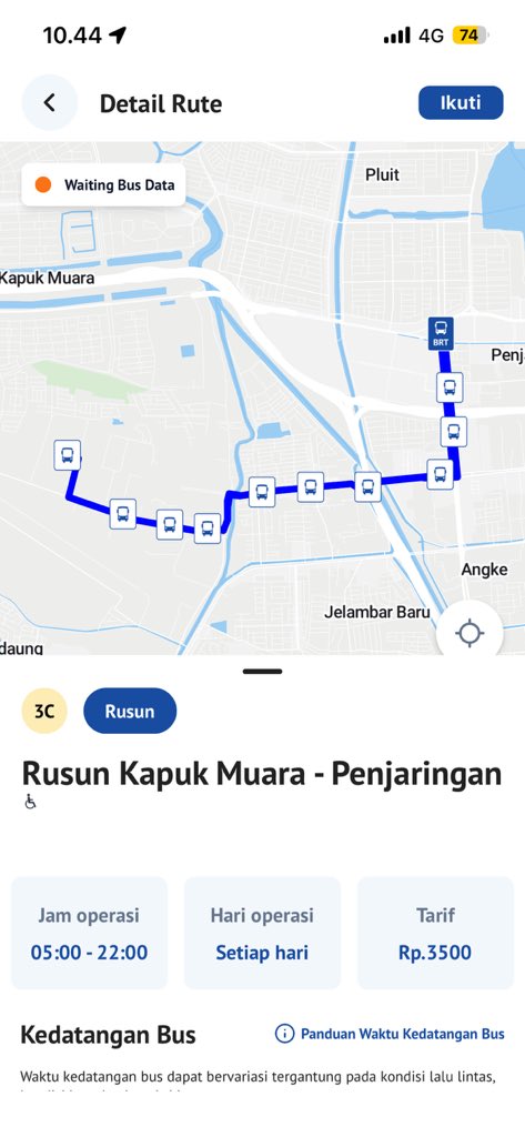 jiyooun_'s tweet photo. @PT_Transjakarta dari jam 6 gak kedeteksi… armada jg di posisi awal gak ada t___t kemana deh? https://t.co/TV5Oy2A7ev