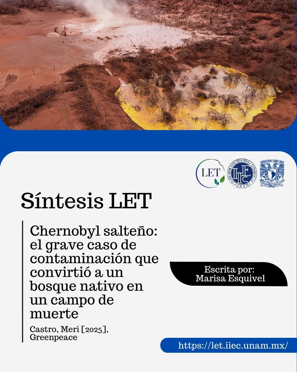 EquipoOLAG's tweet photo. La crisis petrolera que convirtió un bosque salteño en un campo de muerte 
https://t.co/bBrlxLKv89 https://t.co/XO6fj8UOKl