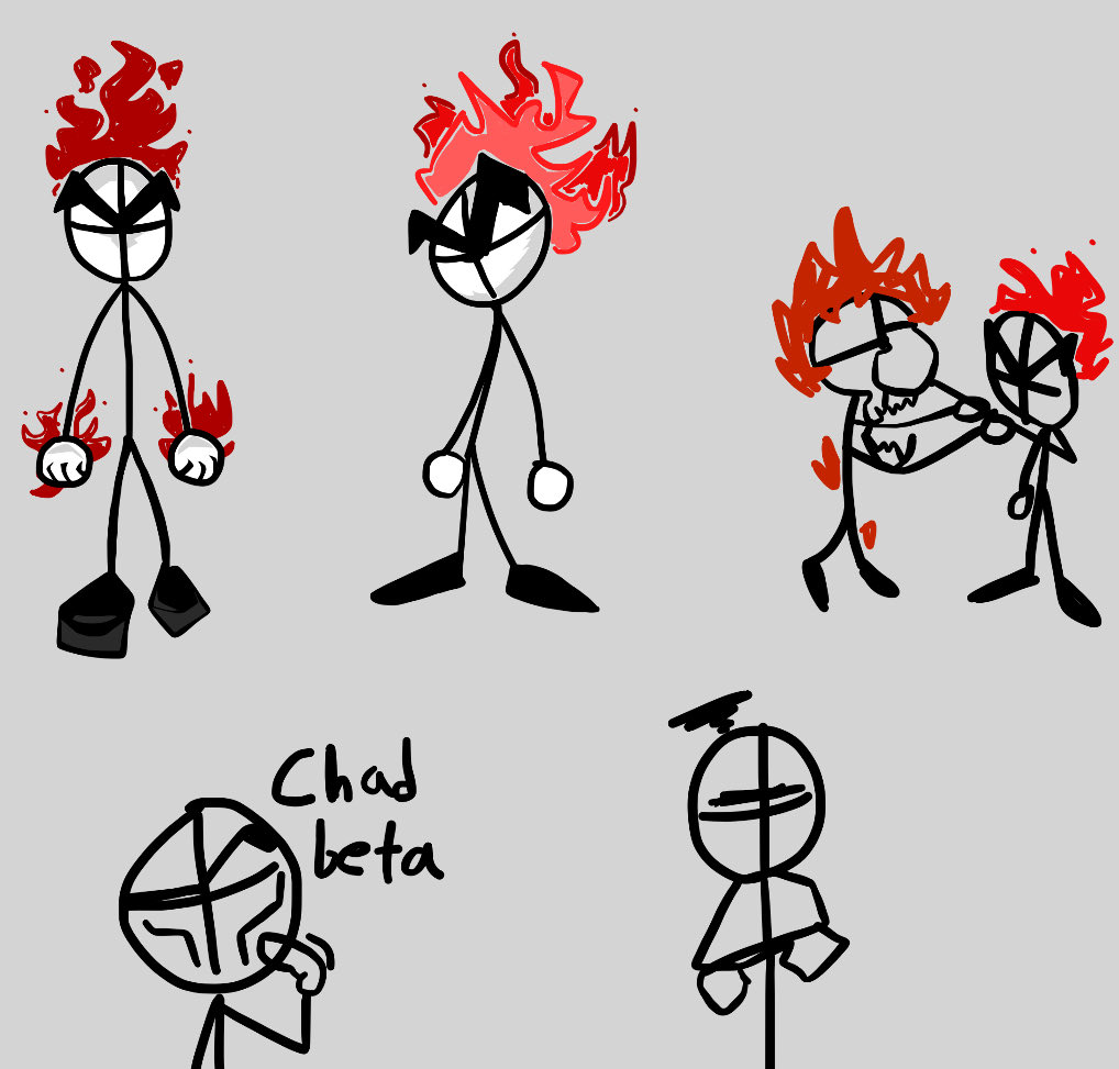 C0reMix_'s tweet photo. I never drawn beta in awhile. Here’s some doodles and info.
#drawing #stickfigure https://t.co/qf9GSjHDxC