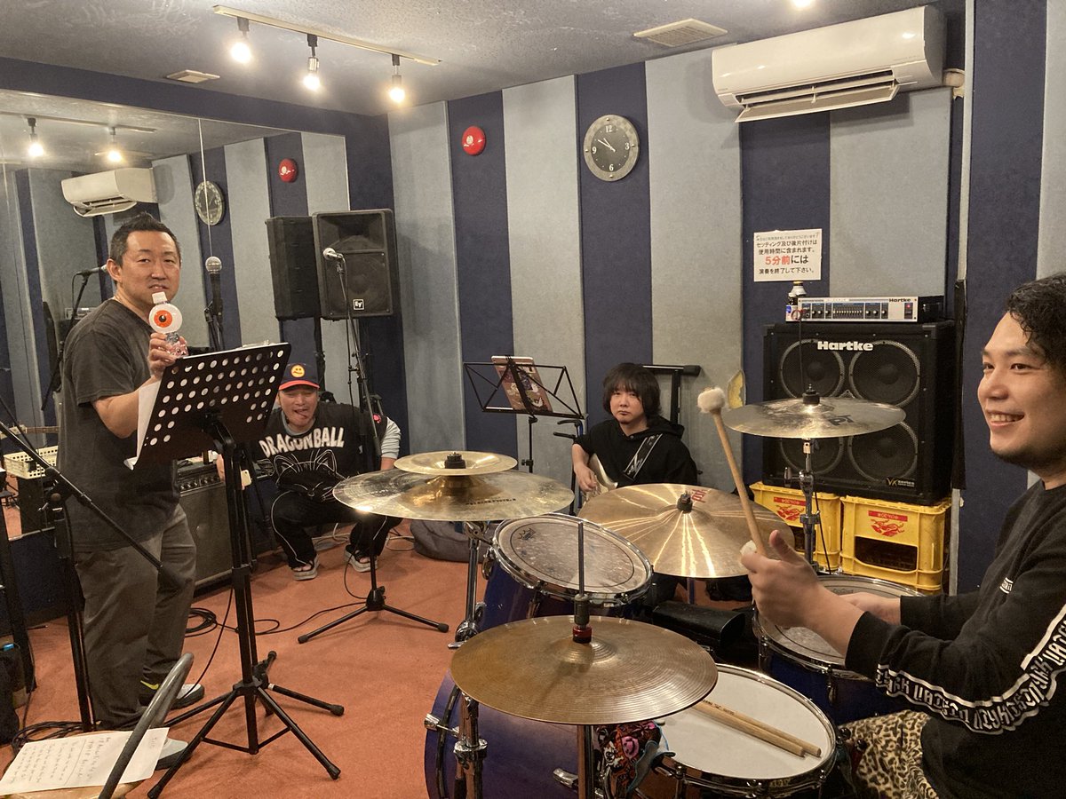 roostank's tweet photo. G'z、お稽古順調です。フレディ2人の息もぴったり、きっとミラクルが起きると思うんだ。
ちょうどあと10日。共演陣も何をぶっ込んで来るんだろ笑、ご予約まだの方はどうかぜひぜひ！！

2026.6.28(日)仙台BIRDLAND
G'z
マイケル&amp;ホイケル
laSt Sun Set
林檎ローリング
トリル栗chanズ
〈ゲスト〉柴草玲 https://t.co/mvtAWtSKTc