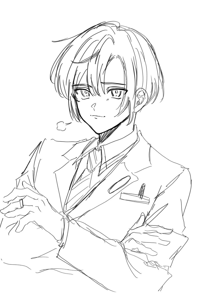 rei_kuro_se's tweet photo. 一旦昨日の落描き一瞬載せとく https://t.co/FBNYNQ7Iis