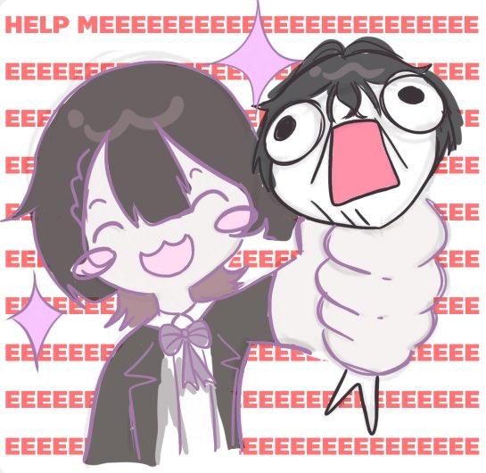 Monoeda443's tweet photo. นึกอะไรไม่ออก วาดเล่นๆ
“HELP MEEE”
#74qrt #nuluster https://t.co/JhoHJnOn1i