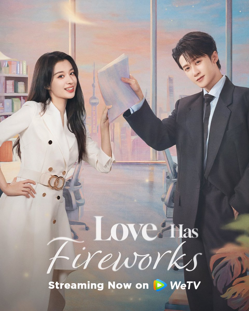 WeTVOfficial's tweet photo. At home, they’re a pair of lovable frenemies constantly at odds. At work, they’re trusted partners navigating every obstacle side by side. 

🌟 #LoveHasFireworks is streaming now on WeTV.

✨Starring #TanJianci #WangChuran

🔗👉🏻https://t.co/67bhKGii6k

#爱情有烟火 #檀健次 #王楚然
#WeTV #WeTVAlwaysMore