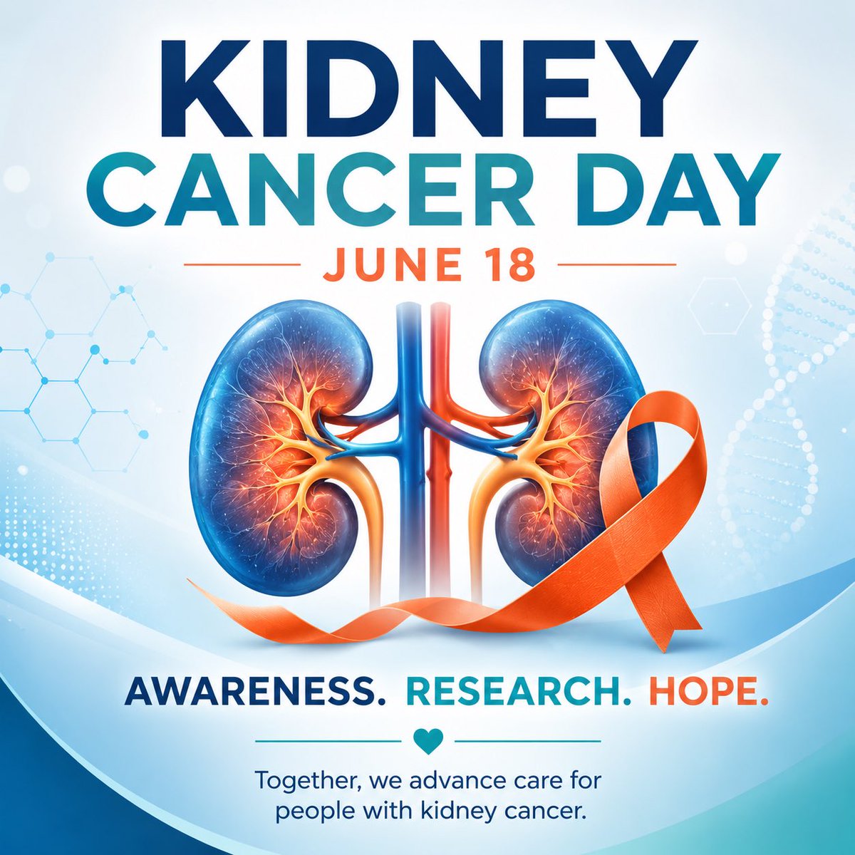 DrChoueiri's tweet photo. Today is world #kidneycancer day! We have made lots of progress in all stages, but so much work still to do! 

#kcsm @kidneycan @DanaFarber_GU https://t.co/4eYCTgCl5f