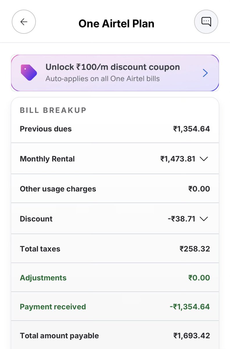 samratsaha88's tweet photo. Dear @Airtel_Presence what is going on the bill should have 200 rs discount + 100 rs as a new prepaid add  for next 5 months and this is a corporate connection. This is what your store and cc confirm then why i don’t see in it bill https://t.co/R9BYJuErgA