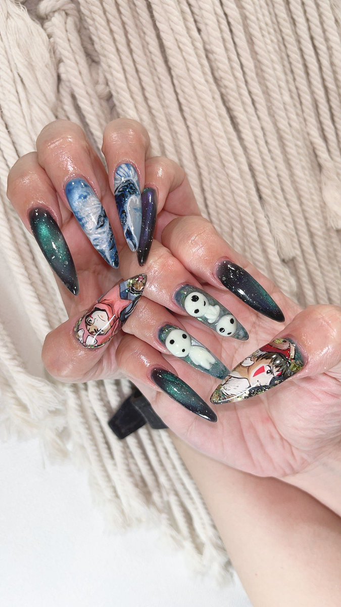 maaatya's tweet photo. マイネイル💅

もののけ姫にしました😤✨ https://t.co/WFumi0Dksq