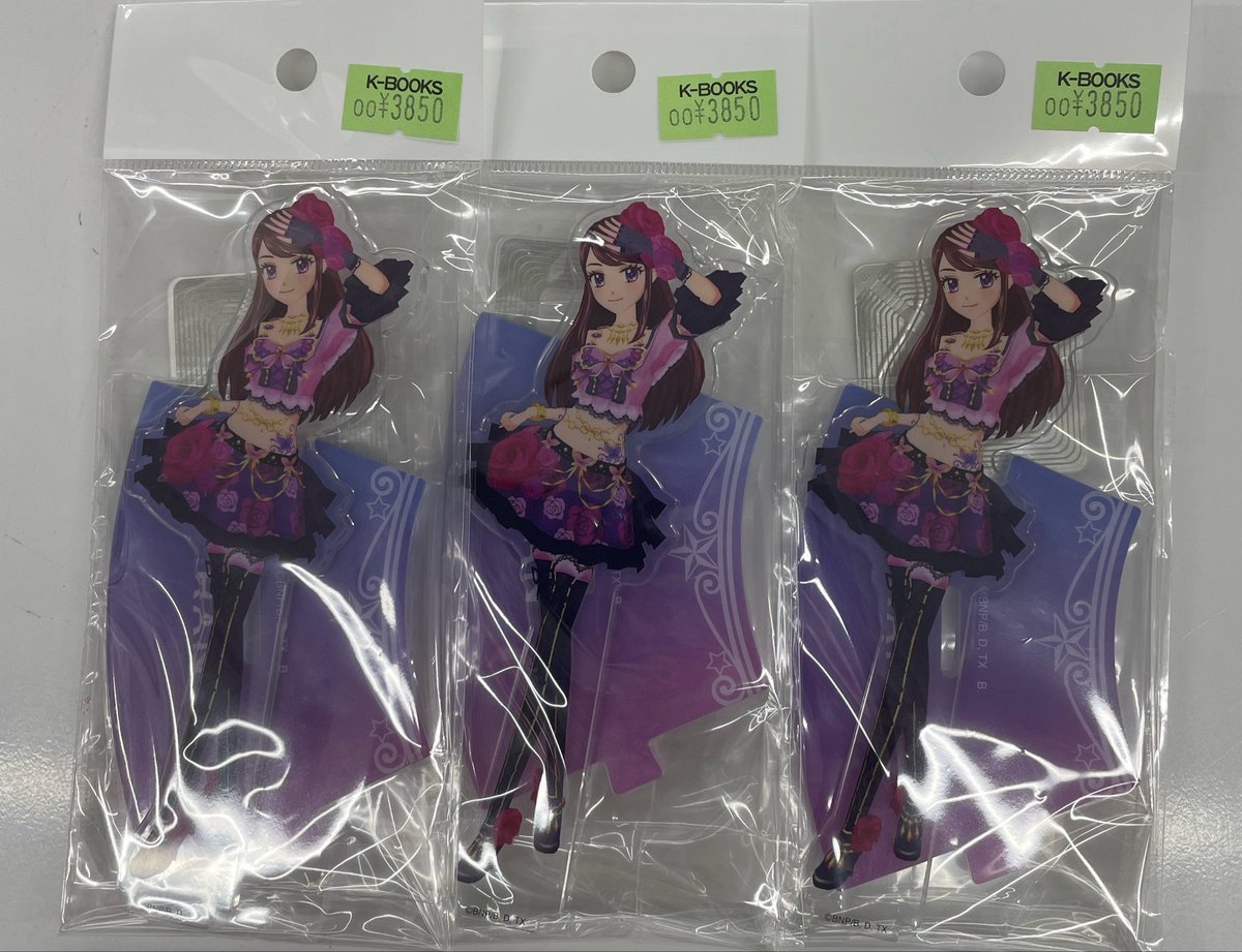 入荷情報】 アイカツ! アクリルスタンド データカードダスver. 紫吹蘭 