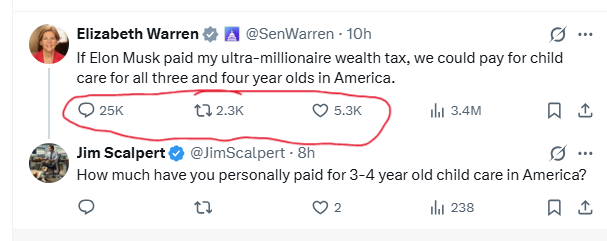 Its_just_Gary's tweet photo. @SenWarren  Are there different grades of "ratio?" https://t.co/ljbMnXwcy5
