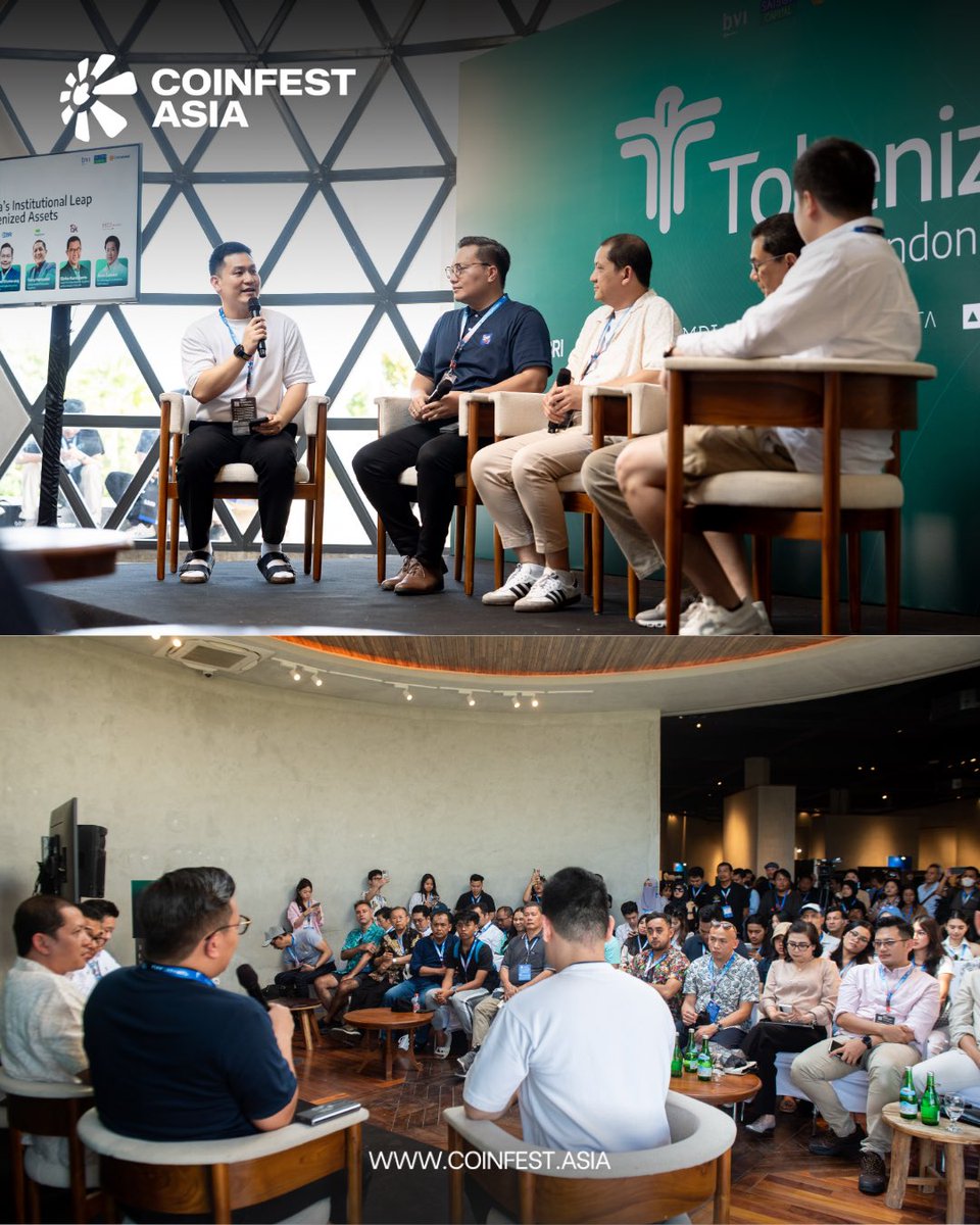 CoinfestAsia's tweet photo. Tokenize season is back! 

This year, the conversation gets bigger — tokenize, stablecoins, and more on the Coinfest Asia 2026.

20–21 August 2026 | Melasti Beach, Bali ☀️

Get early bird tickets now! https://t.co/kZf37ilaFt https://t.co/pYfFL8SoP2