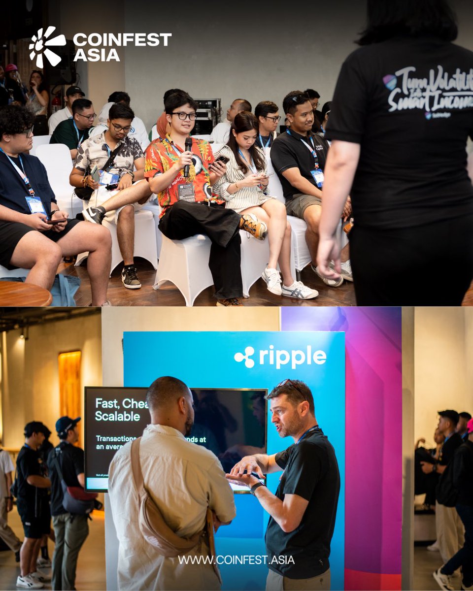 CoinfestAsia's tweet photo. Tokenize season is back! 

This year, the conversation gets bigger — tokenize, stablecoins, and more on the Coinfest Asia 2026.

20–21 August 2026 | Melasti Beach, Bali ☀️

Get early bird tickets now! https://t.co/kZf37ilaFt https://t.co/pYfFL8SoP2