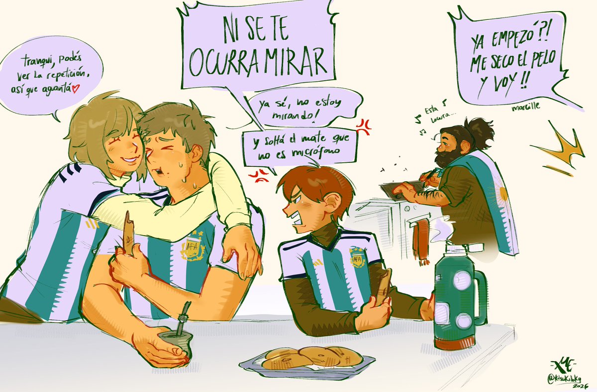 ktsukibkg's tweet photo. Esto lo hacía mientras escuchaba el segundo gol 🇦🇷 #dungeonmeshi #argentina https://t.co/KQOJhsL56s